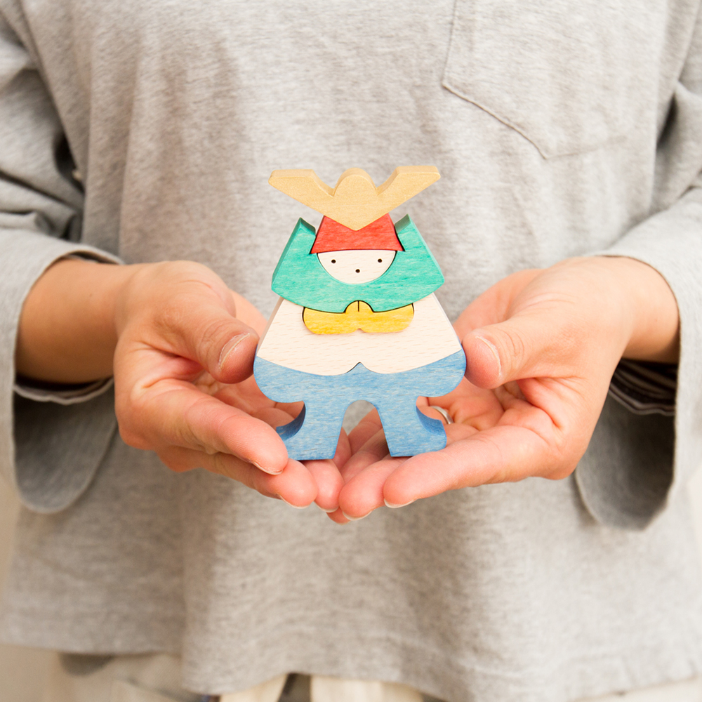 富士山の上の兜童子【小黒三郎の五月人形】【KK234】 | ANDCHILD