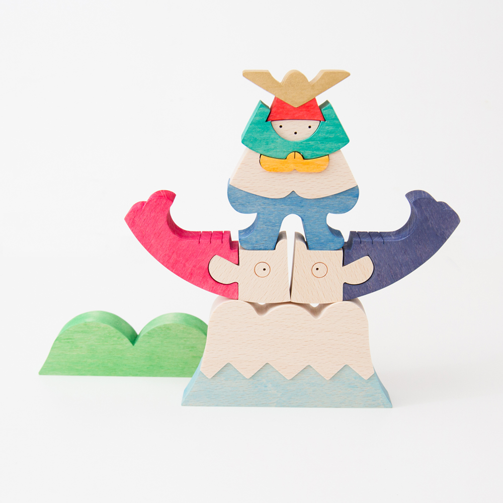 富士山の上の兜童子【小黒三郎の五月人形】【KK234】 | ANDCHILD