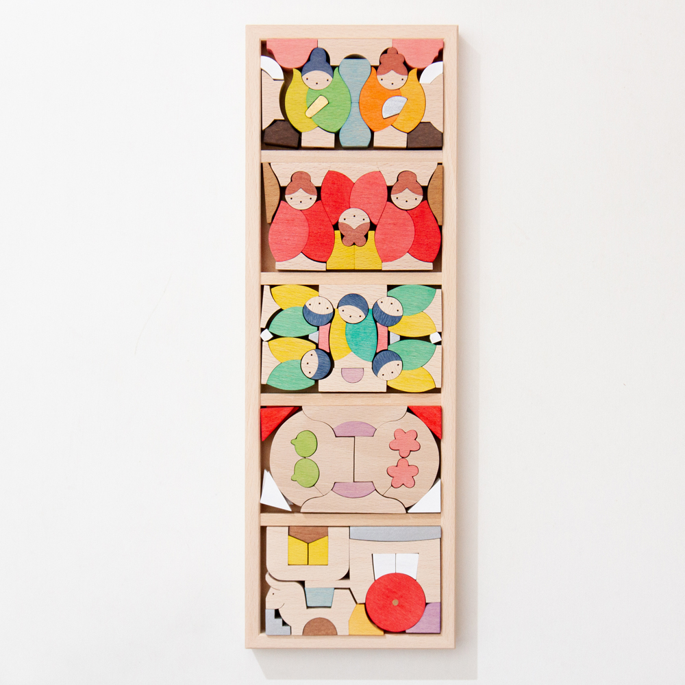 つぼみびな五段飾り【小黒三郎のひな人形】【KH427 R】 | ANDCHILD