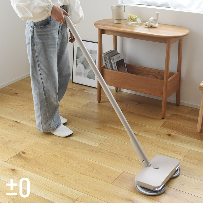 激落ちくん】コードレス電動モップ H020／±0 プラスマイナスゼロ【送料