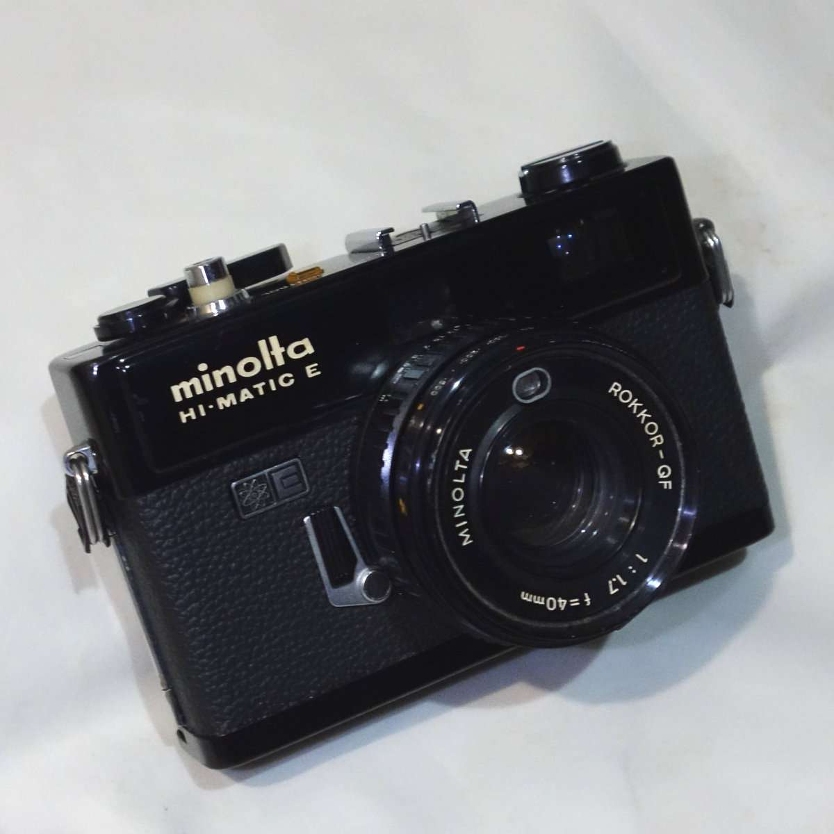 カメラ】ミノルタ Hi-Matic Eのブラックを手に入れました【minolta