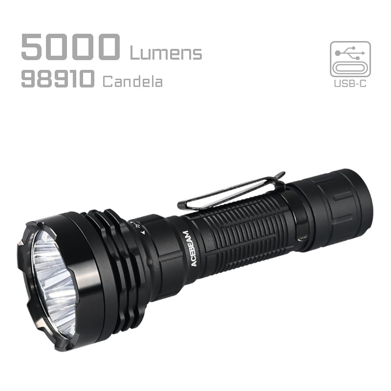 P18 Quad-Core Tactical Flashlight|Acebeam® Official Store |High