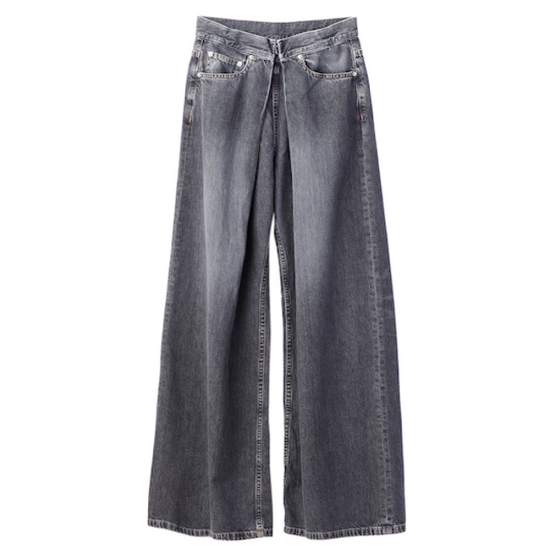 JOHNLAWRENCESULLIVAN - 【残りわずか】Washed Denim Wide Pants(WOMEN