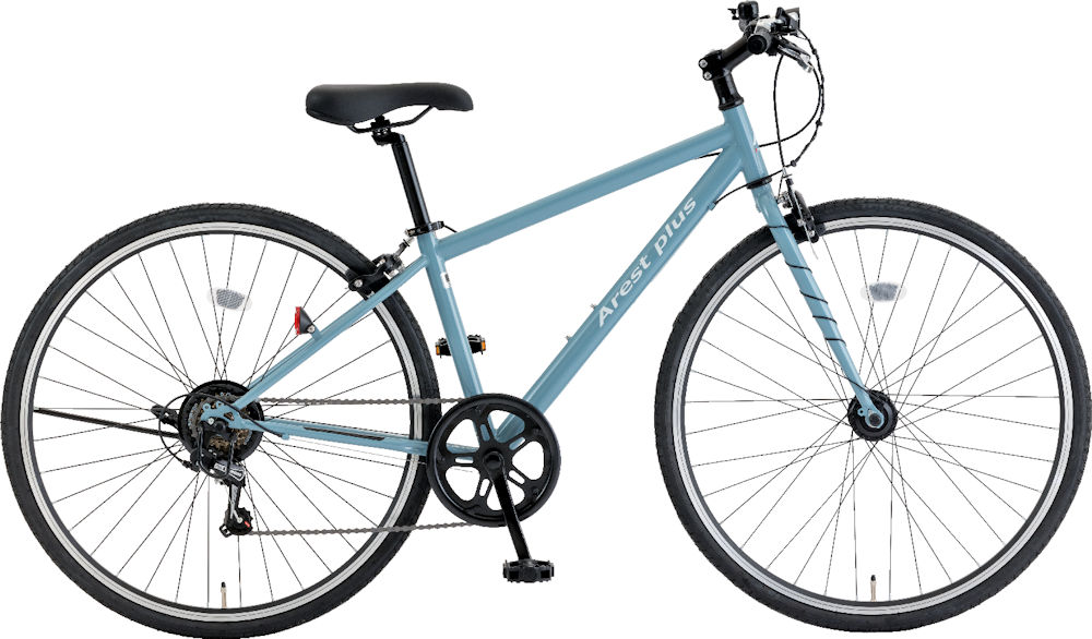 クロスバイク シオノ アレスト プラス 700C 外装6段 オートライト