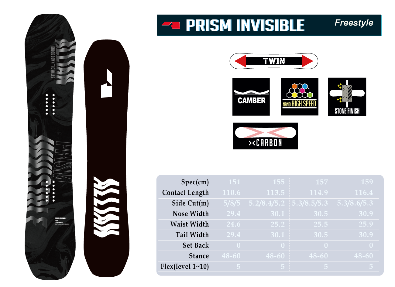 PRISM INVISIBLE _ ALLIAN SNOWBOARDS 25-26