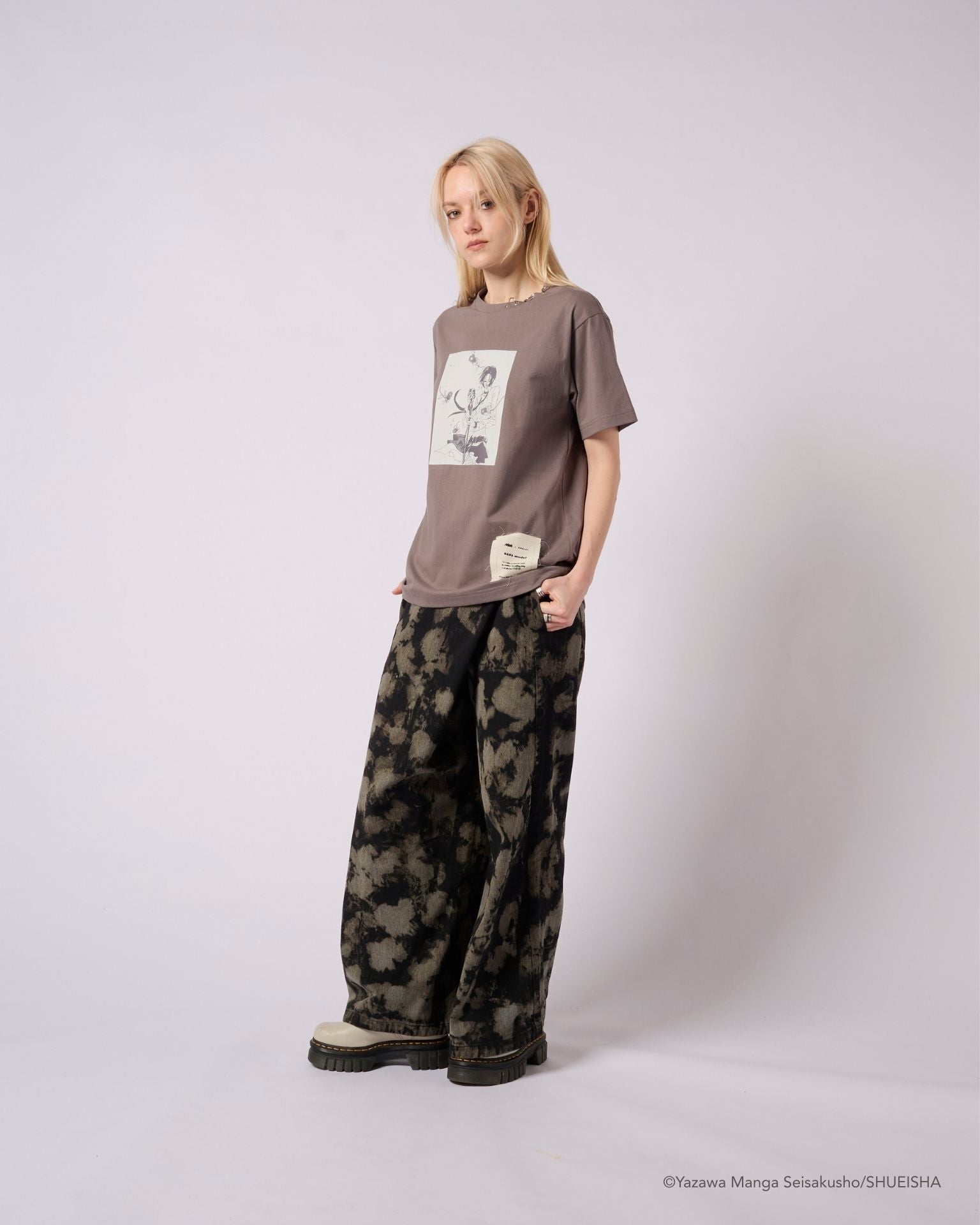 NANA × ADDIXY NANA LIVE GRAPHIC TEE【DARK GRAY】