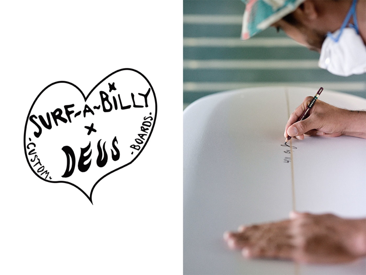 SURF-A-BiLLY x DEUS Surfboards shaped in Japan by Jared Mel are