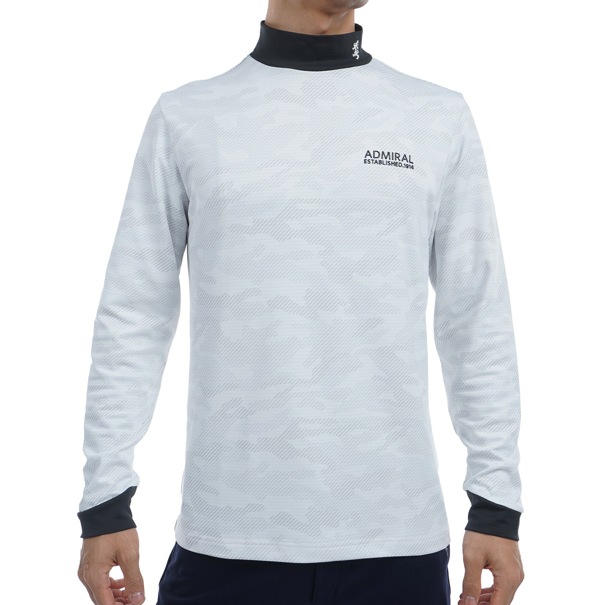 裏起毛 カモフラプリント ハイネックシャツ ADMA483 – ADMIRAL