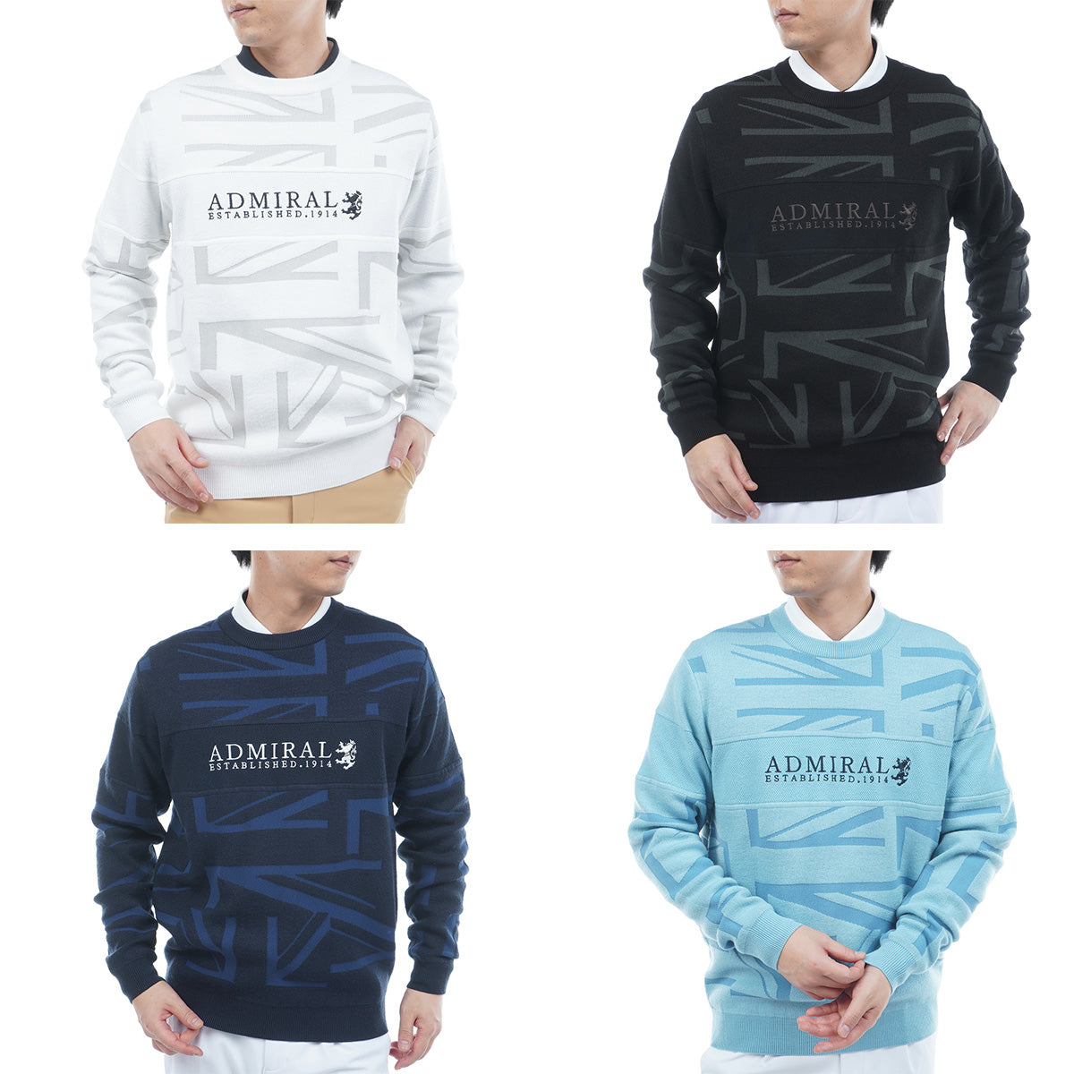 UJジャガード クルーネックセーター ADMA564 – ADMIRAL