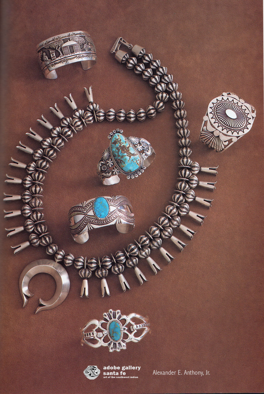 Navajo Jewelry C4221H - Adobe Gallery, Santa Fe