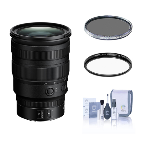 Nikon NIKKOR Z 24-70mm f/2.8 S Lens, Bundle with Tiffen 82mm UV