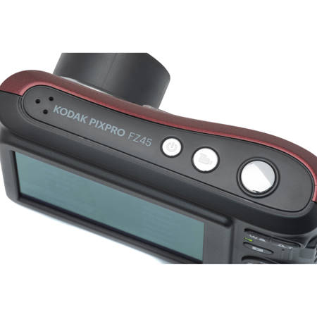 Kodak PIXPRO FZ45 Friendly Zoom 16MP Full HD Digital Camera, Red