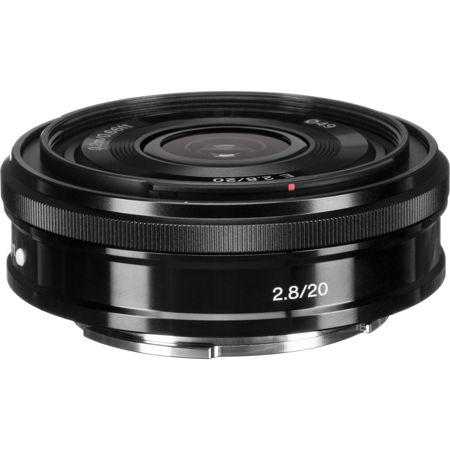 Sony E 20mm f/2.8 Lens for Sony E, Black SEL20F28B