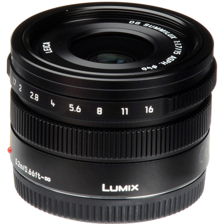 Panasonic LUMIX G Leica DG Summilux 15mm f/1.7 Aspherical Lens for