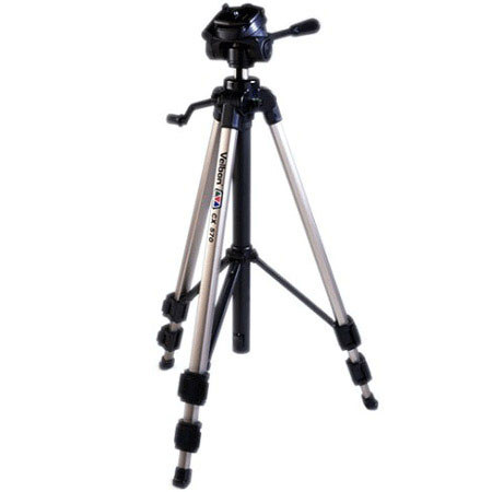 Velbon CX-560 Photo and Video Tripod w/ 3-Way Pan Head