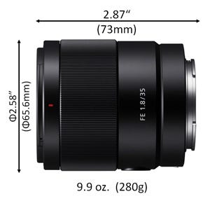 Sony FE 35mm f/1.8 Lens for Sony E SEL35F18F