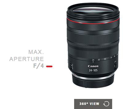 Canon RF 24-105mm f/4 L IS USM Lens 2963C002
