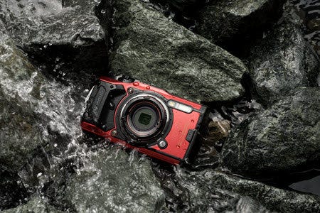 Olympus Tough TG-6 Digital Camera, Red