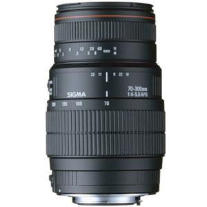 Sigma 70-300mm f/4-5.6 APO DG Macro Telephoto Zoom Lens for Nikon