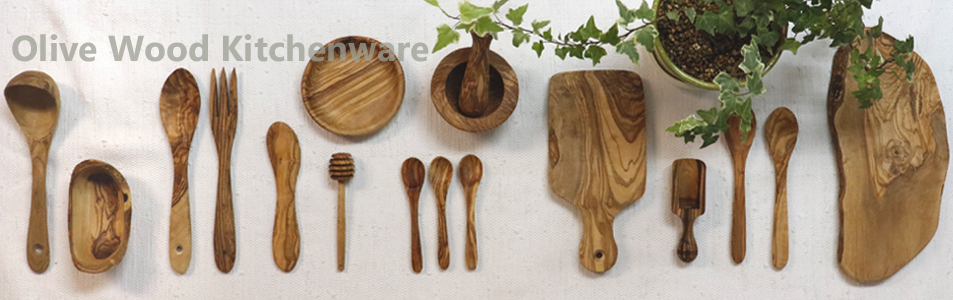 チュニジア オリーブの木食器 キッチン雑貨 木製カトラリー