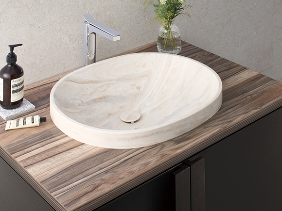 バイオマーブル®シリーズ(木目調人工大理石洗面カウンター) | ABC商会