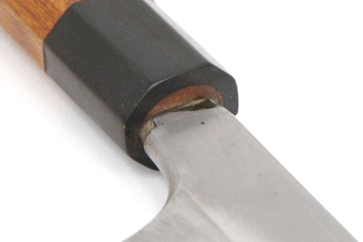 重房 柳刃包丁 尺一 墨流し 鍛地 朴柄 白鞘・桐箱付 KN02-A10986-2L4