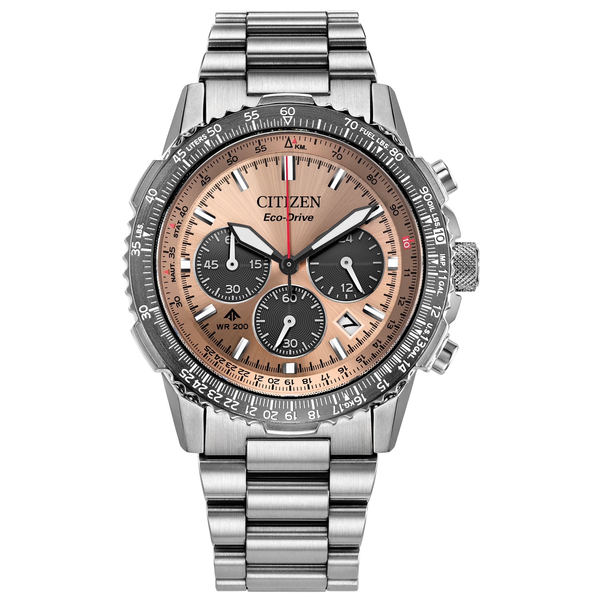 Citizen Promaster Sky Eco-Drive Copper Dial Chronograph CA4664-60X