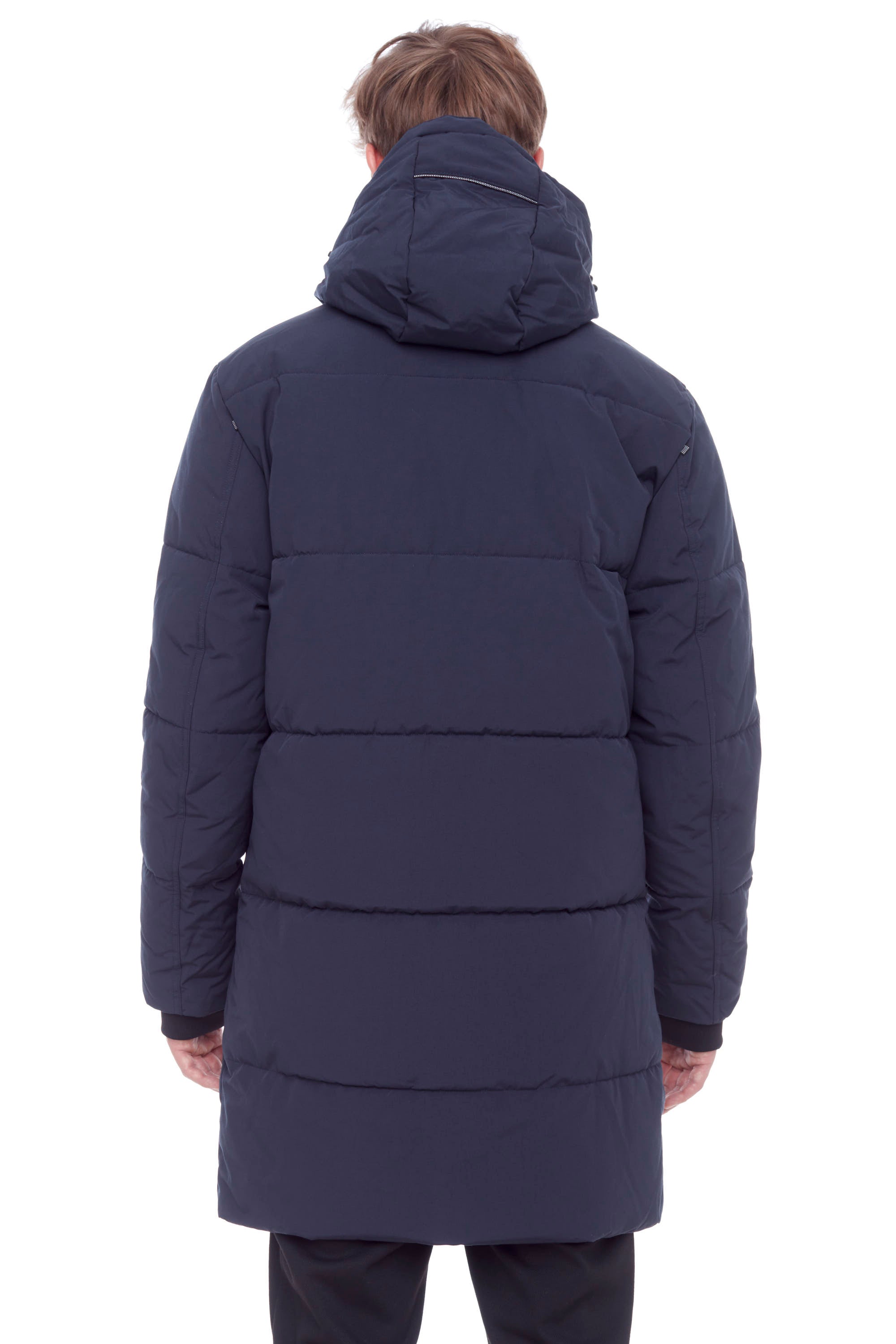 JASPER | MEN'S VEGAN DOWN (RECYCLED) PUFFER COAT, NAVY – Alpine