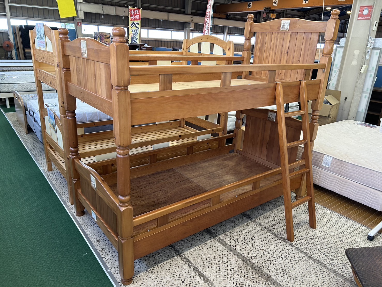 カントリー調｜2段ベッド買取致しました｜愛品館八千代店