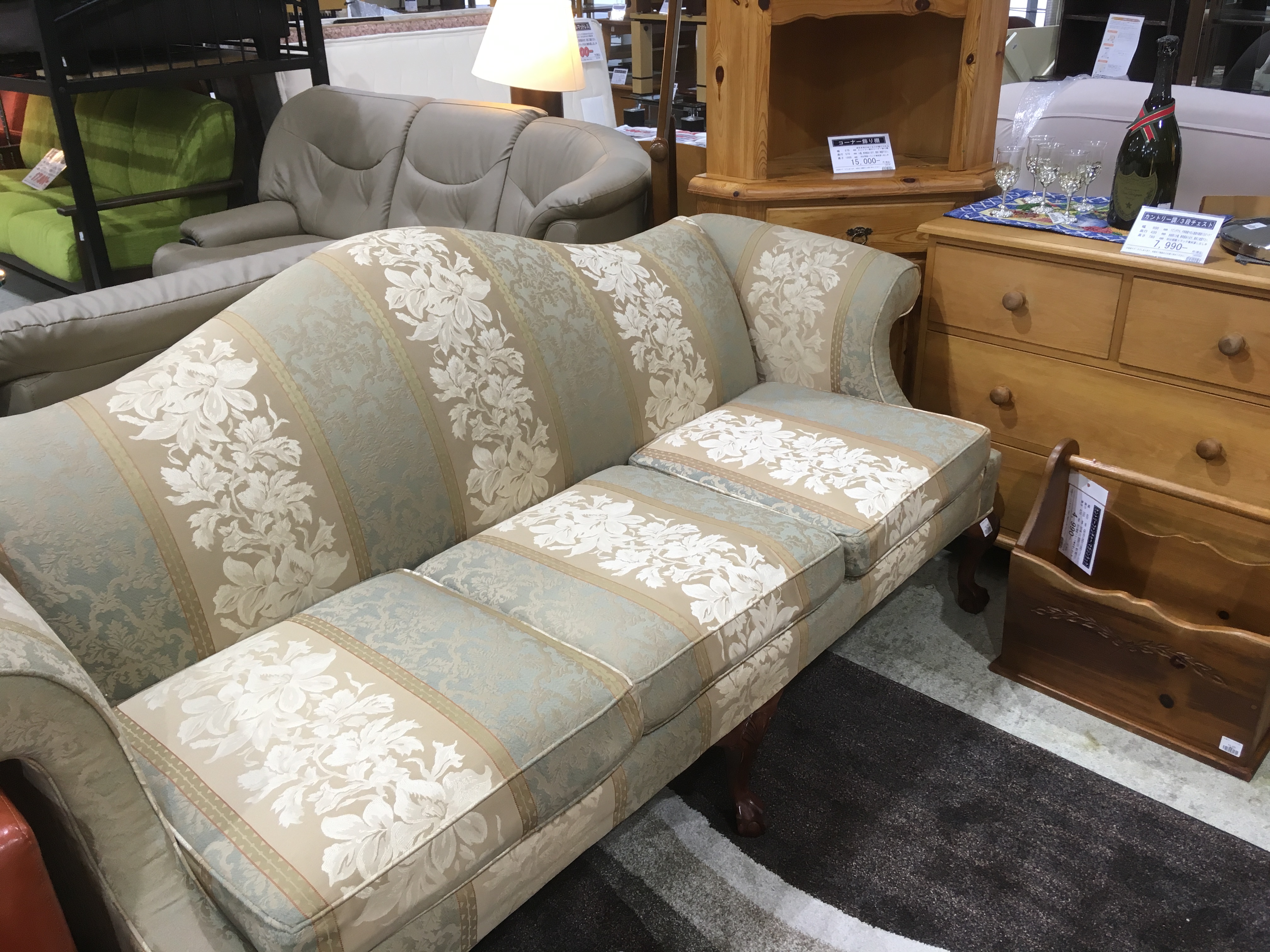 動画付）ETHAN ALLEN/イーセンアーレン 3人掛ソファ買取致しました|愛