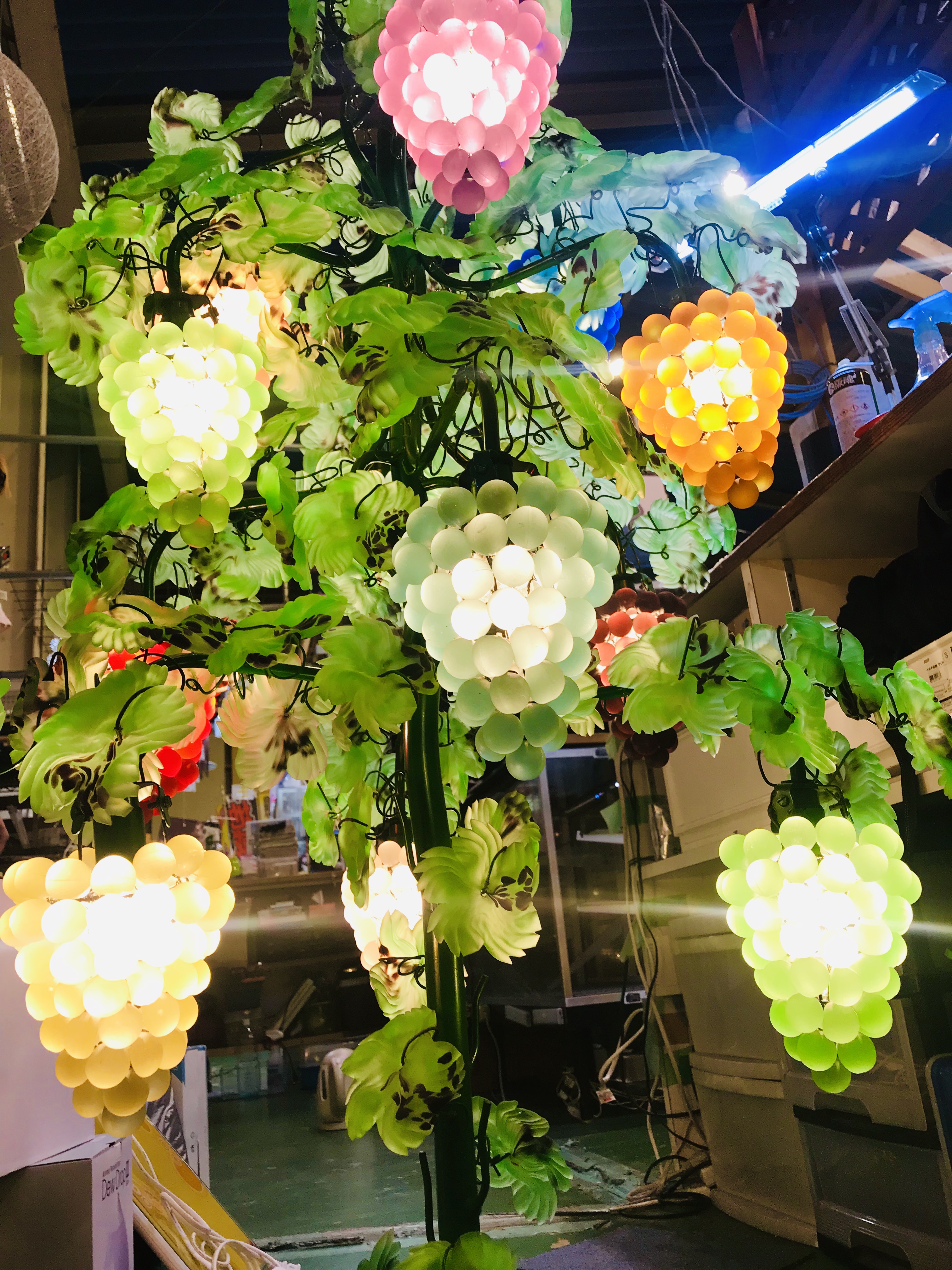 イタリア ザネッティ ムラーノガラス フロアスタンド 照明 ランプ