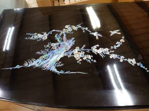 螺鈿細工 黒漆塗り3段箪笥買取致しました。 柏市のリサイクルショップ