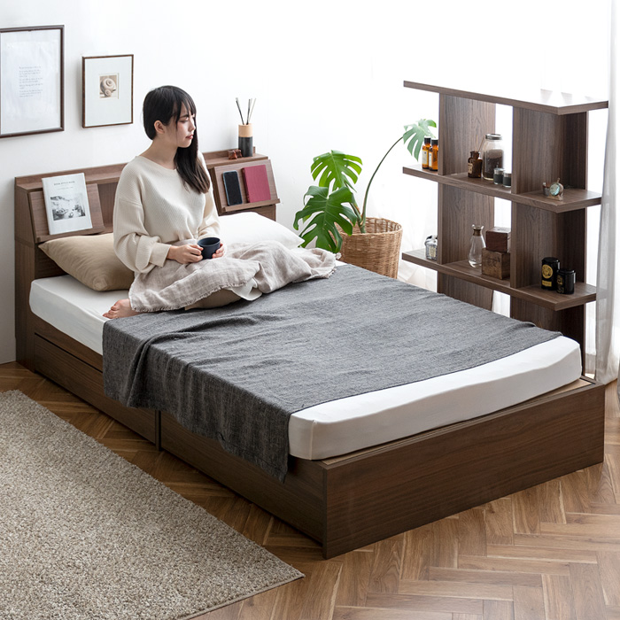 ベッドフレーム FLAP(フラップ) フレーム単体販売 セミダブルサイズ