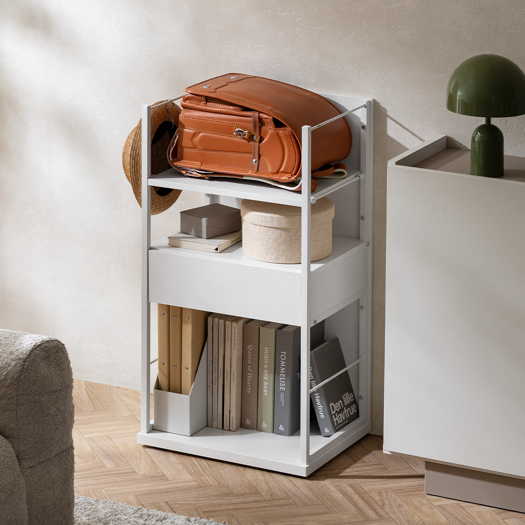 キャスター付きランドセルラック Cade(ケイド) 45cm幅タイプ | 家具