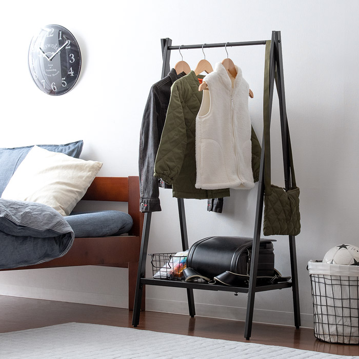 伸縮ハンガーラック Fitz(フィッツ) キッズサイズ | 家具・インテリア