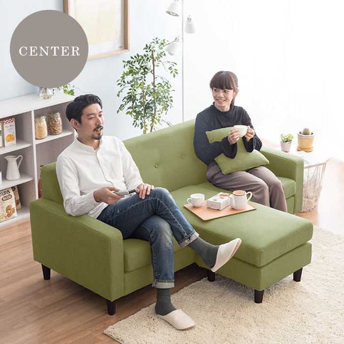 3人掛けカウチソファ L字 切り離し可能 極厚ウレタン rond | 家具
