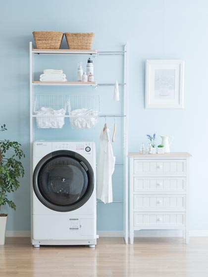 伸縮ランドリーラック FELICIA (フェリシア) カゴタイプ | 家具