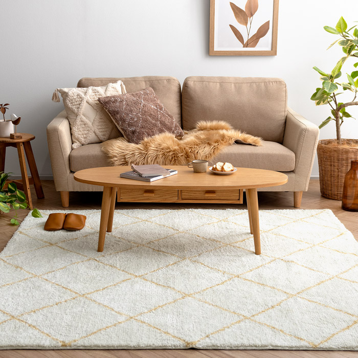 ベニワレン風モロッカンデザインラグ 92×184cm | 家具・インテリア通販