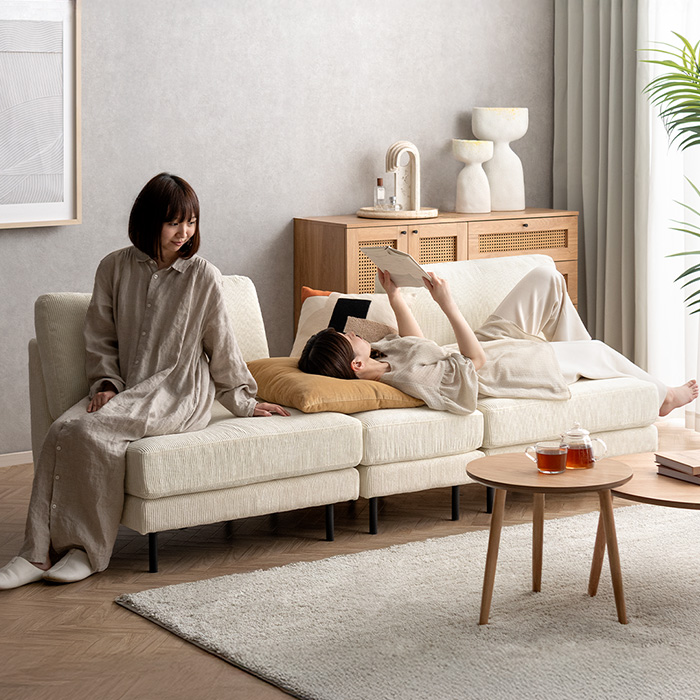 組み合わせ自由 ユニットソファ あぐらもOKな1人掛け Mandy | 家具