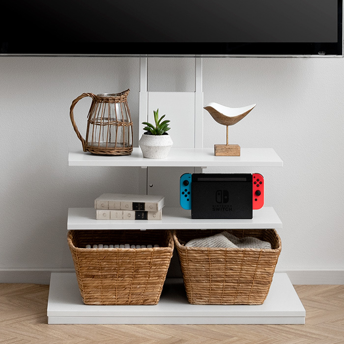 壁掛け風つっぱりテレビスタンド MOLLY(モリー) ワイドタイプ | 家具