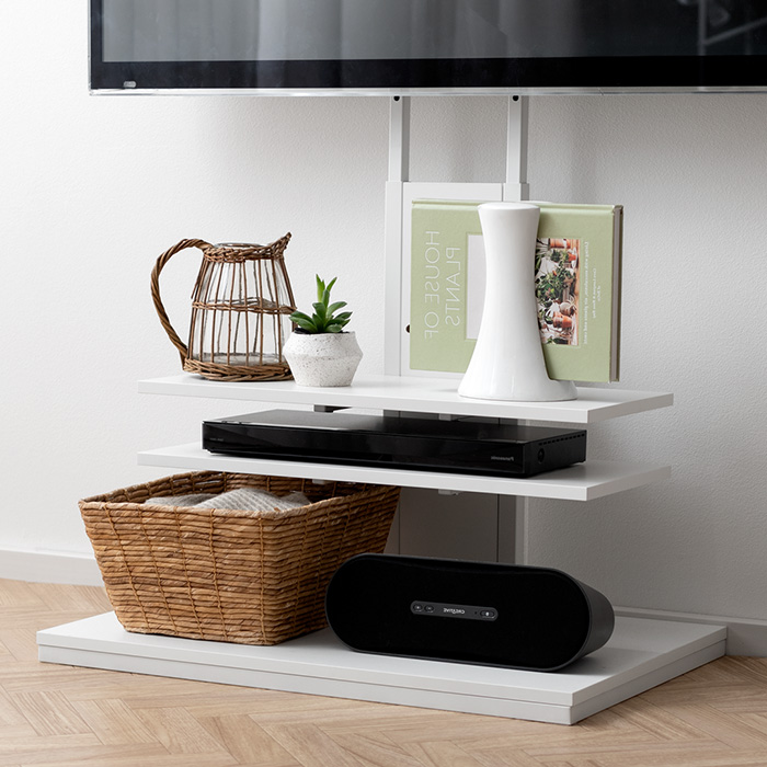 壁掛け風つっぱりテレビスタンド MOLLY(モリー) ワイドタイプ | 家具