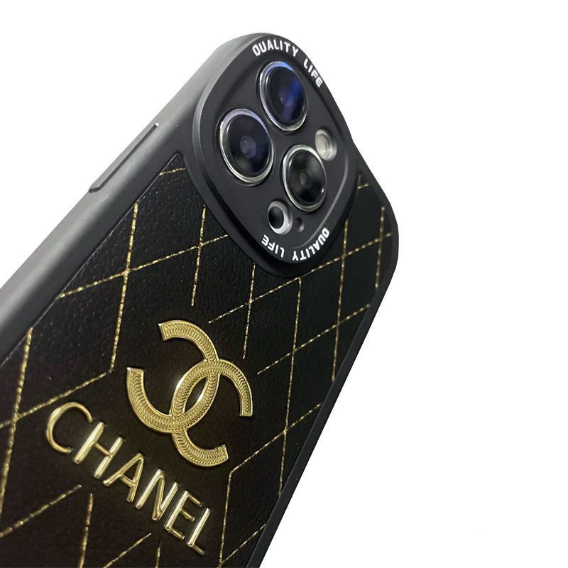 ブランド Chanel シャネルアイフォン14proケース ホワイト ブラック
