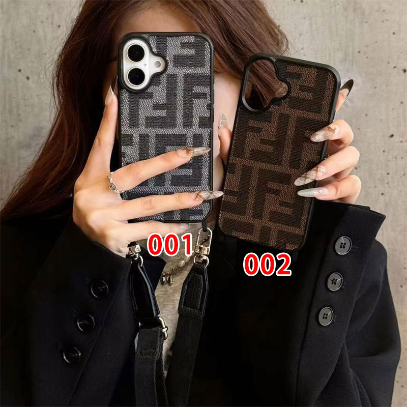 Fendi フェンディiphone14 16 pro 15 plusケースブランドカード入れ