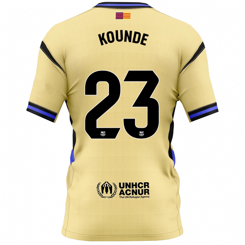 メンズジュール・クンデ#23黄黒アウェイシャツ2025/26ジャージー