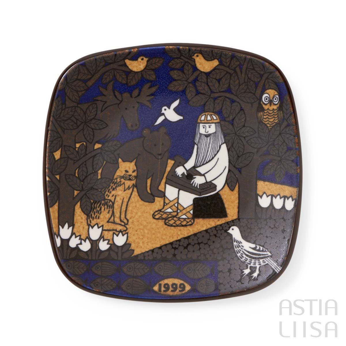 Arabia Kalevala 1999 イヤープレート, ヴィンテージ | Astialiisa Online