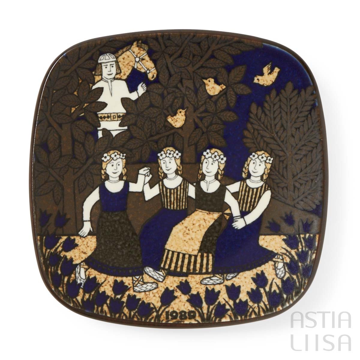 アラビア カレワラ プレートB タニチ 口径20㎝ 東里8-0116☆2F ARABIA