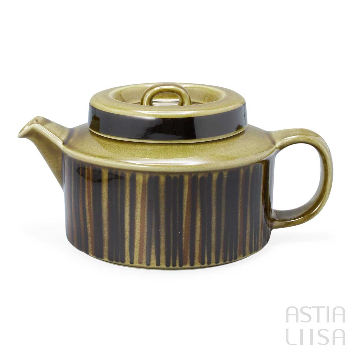Arabia Kosmos ティーポット+ストレーナー, ヴィンテージ | Astialiisa