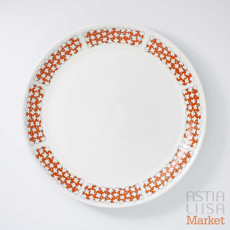 Arabia Pizzicato オレンジ プラター 26 cm, ヴィンテージ