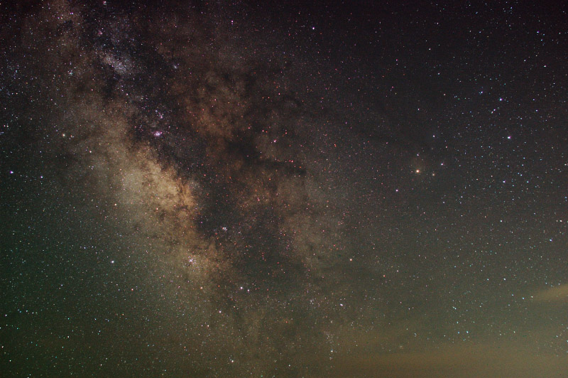 ニコン D70による作例（夏の天の川）