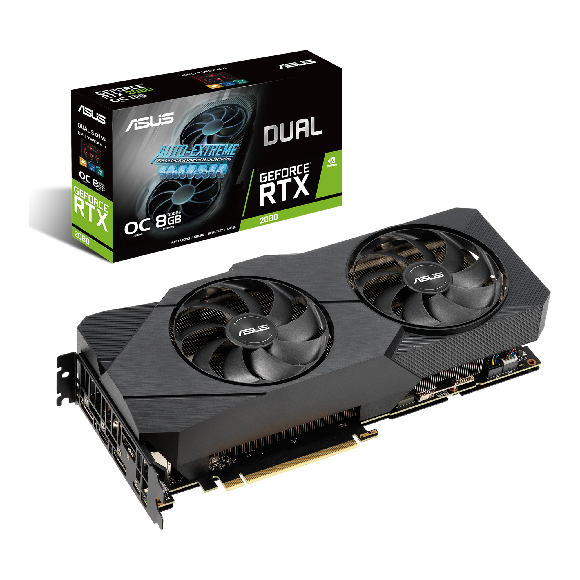 DUAL-RTX2080-O8G-EVO｜ビデオカード｜ASUS 日本